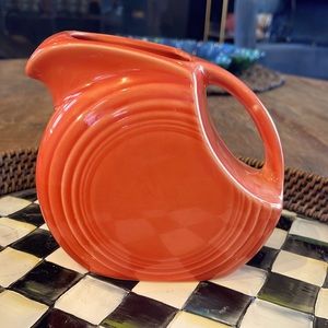 Homer Laughlin Fiesta, Persimmon, medium Pitcher
